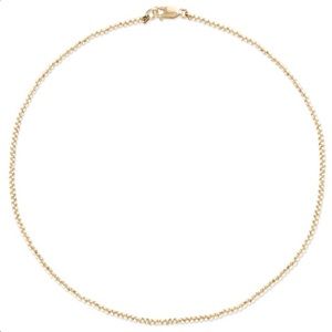 ALEXA LEIGH. NEVER WORN. GOLD BALL NECKLACE.